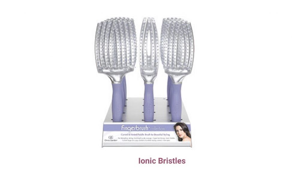 Olivia Garden Brush Finger Brush Ionic Bristles, Sizes Available FB LG