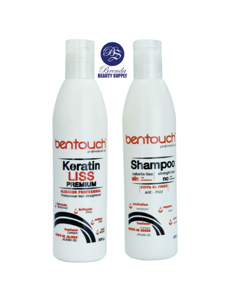 Bentouch Keratin Liss Premium Professional Straightener Set 300ml ...